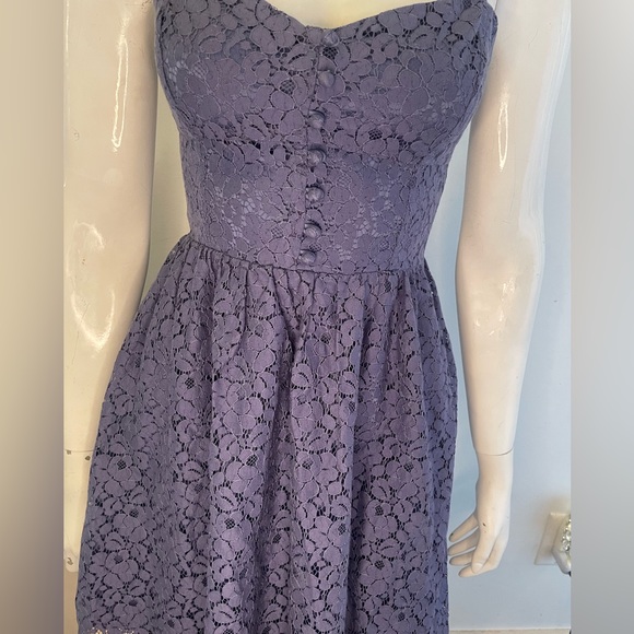 Talula purple lilac summer dress in size 2 - Picture 2 of 5